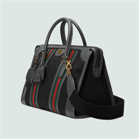 bauketto gucci|Gucci Bauletto Medium Top Handle Bag 'Black/GG Canvas' .